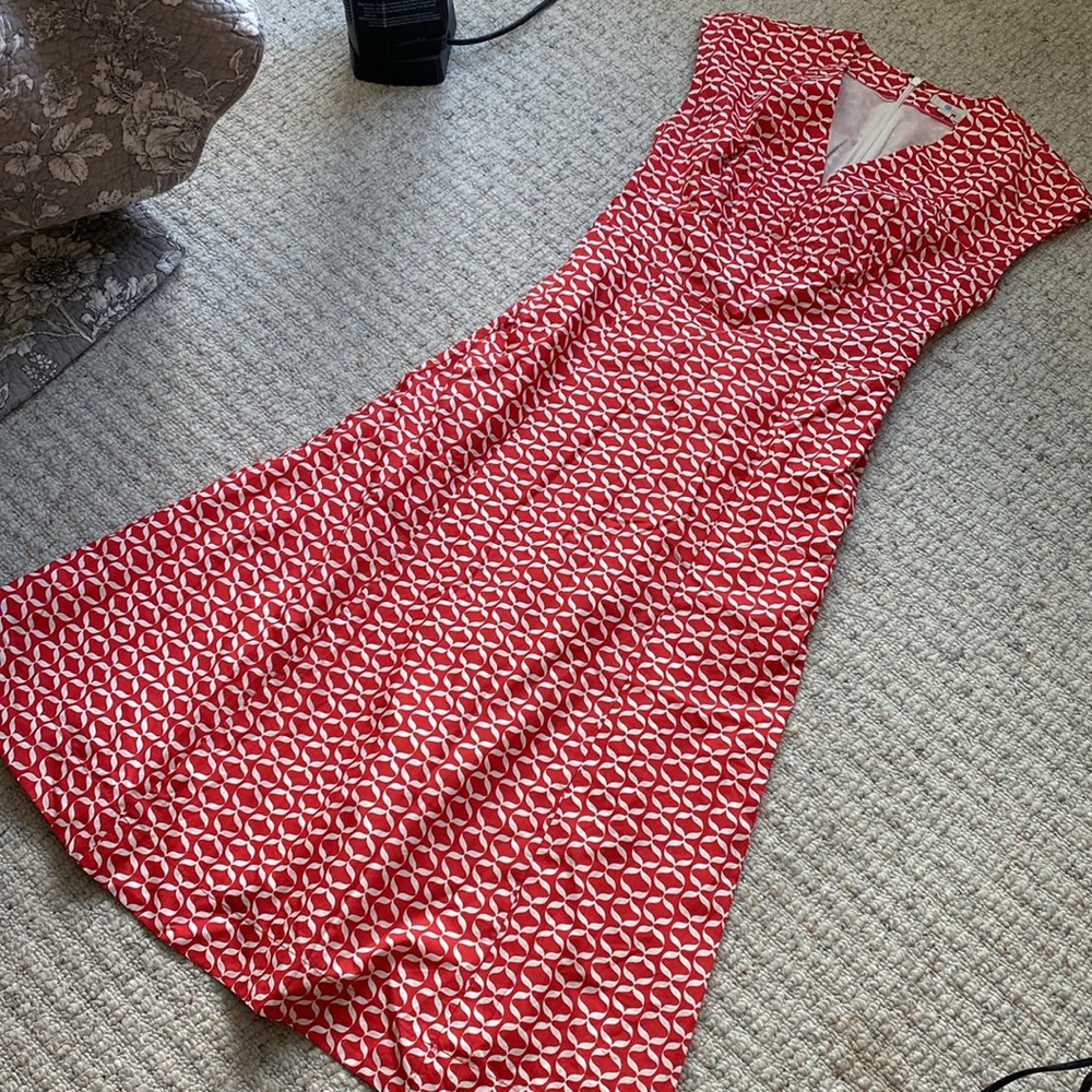 Boden tea length/ midi cotton dress